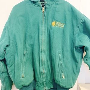 Carhartt ish Mens Quilted Flannel Lined Duck Active Jacket